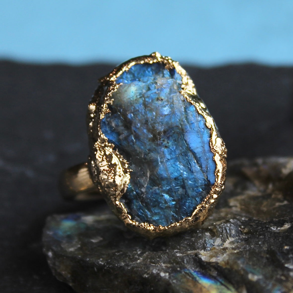 Labradorite Ring