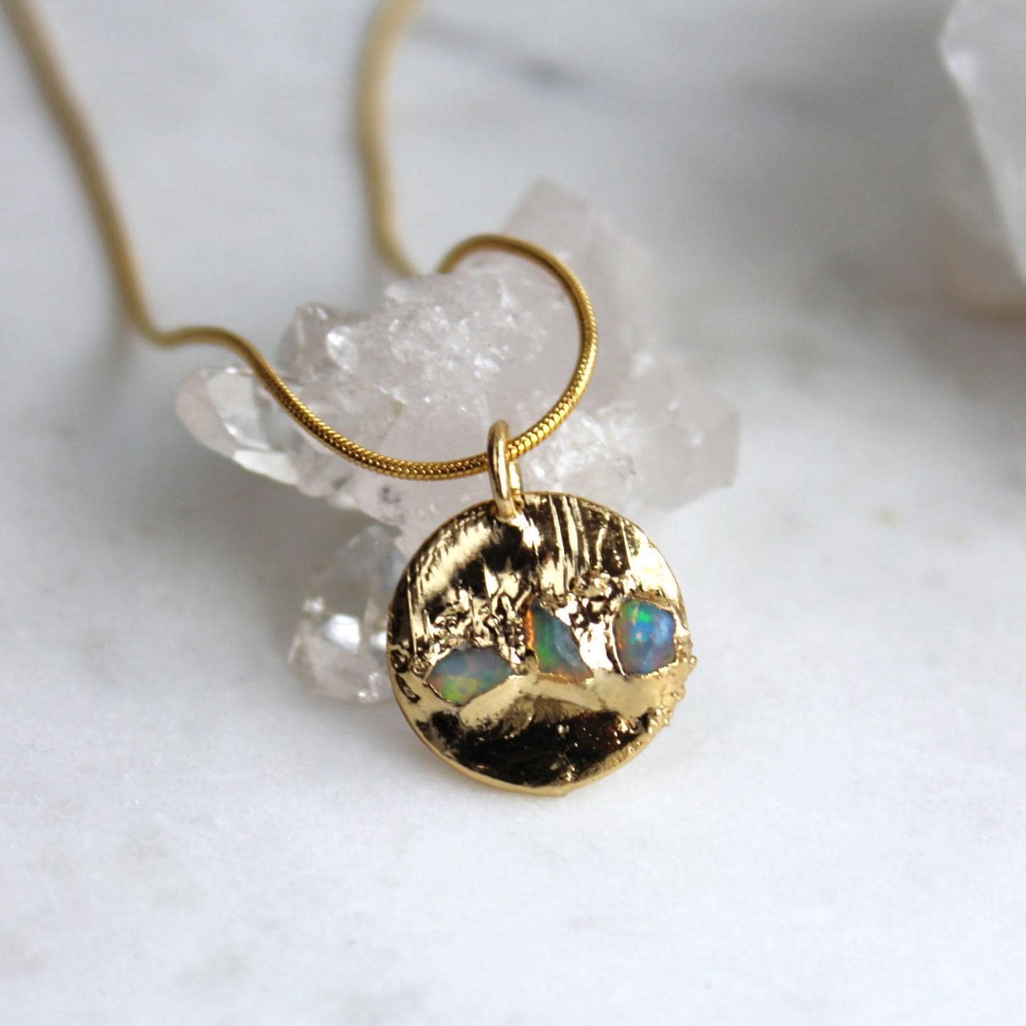 Brielle opal necklace