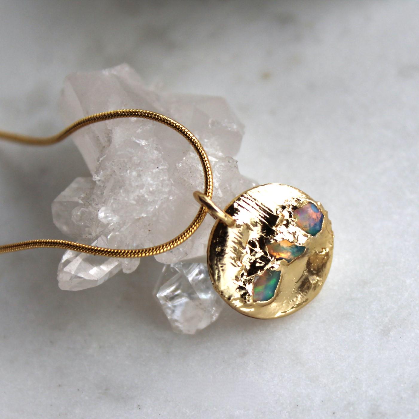 Brielle opal necklace