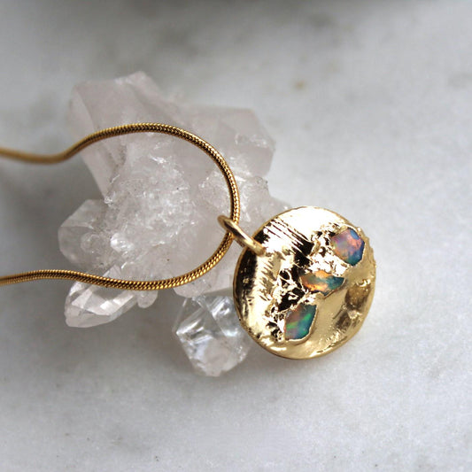 Brielle opal necklace