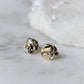 Mira Herkimer Diamond and pearl stud earrings
