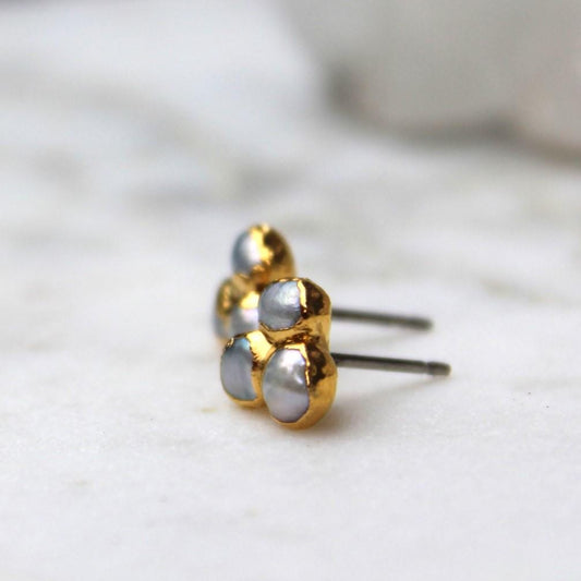 Porcelina pearl earrings