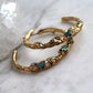 Luminara opal hoop earrings