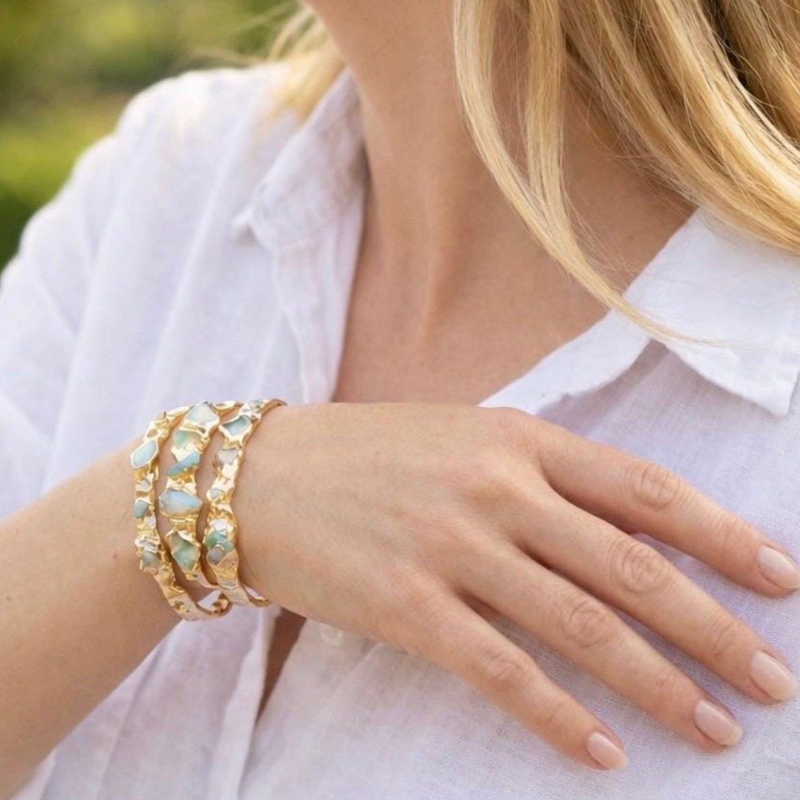 The Nerida Opal Cuff