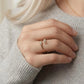 Lena raw diamond ring
