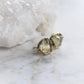 Calypso Oregon Sunstone stud earrings