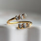 Lena raw diamond ring
