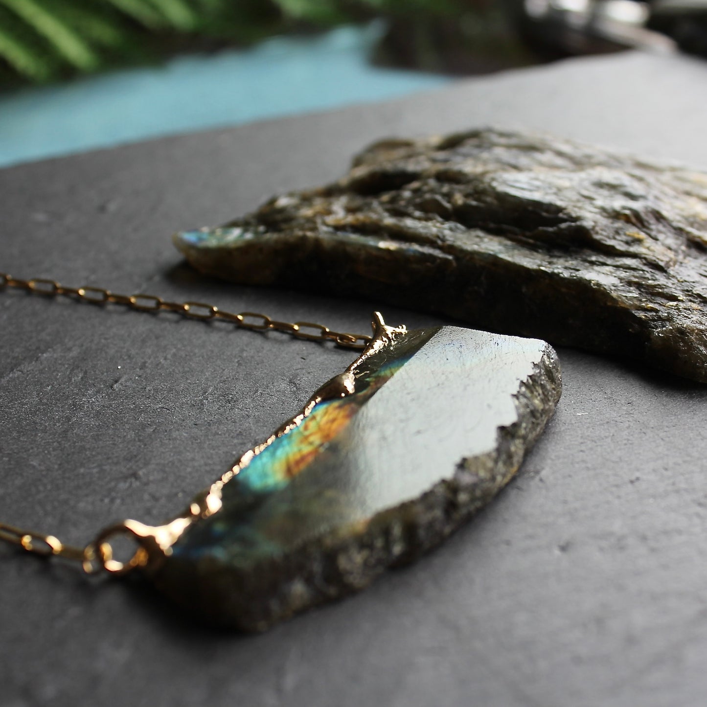 Labradorite necklace