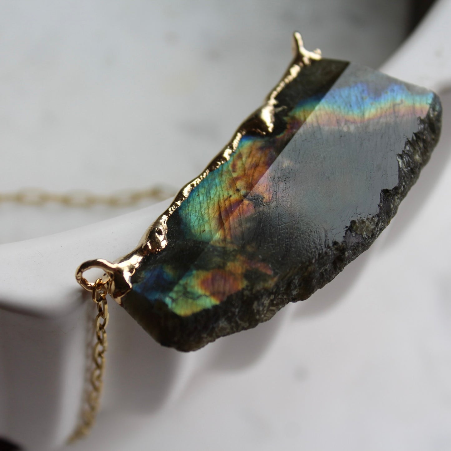 Labradorite necklace