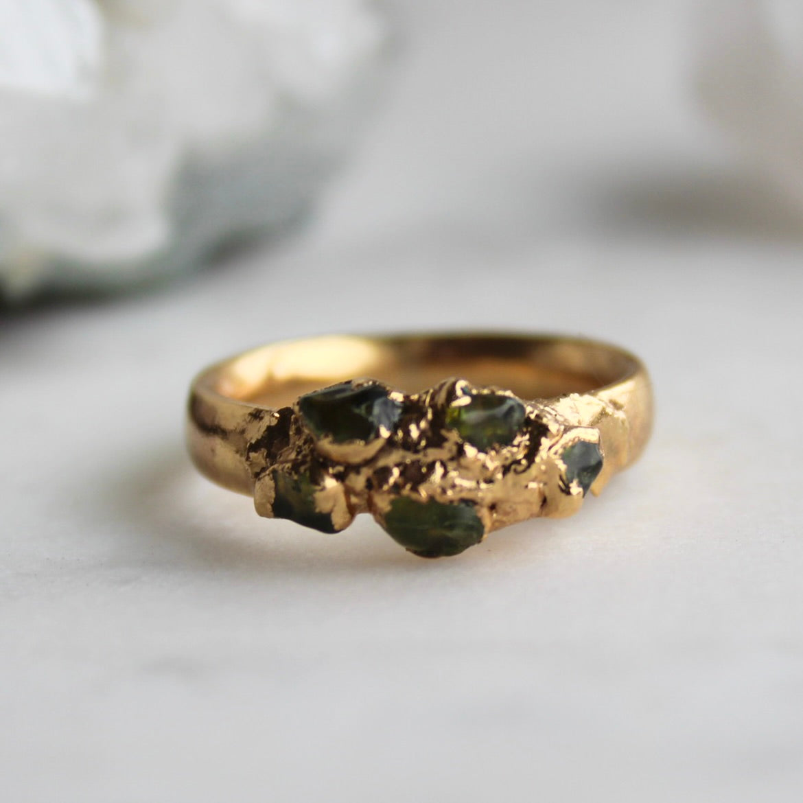 Peridot ring