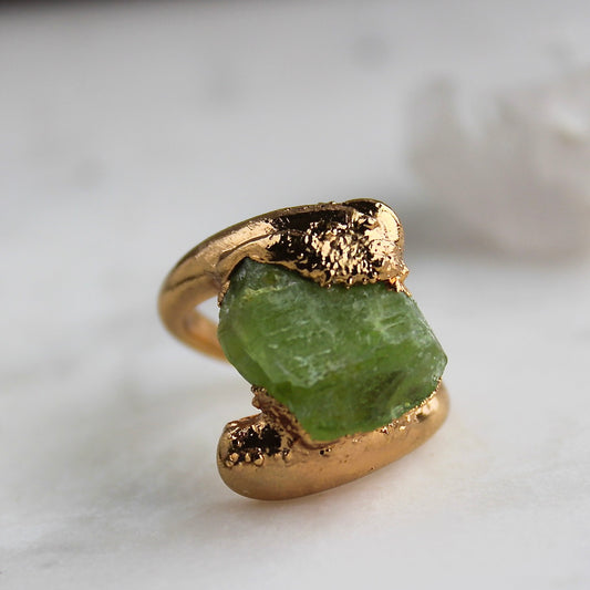Peridot Mineral Springs Ring | One Of A Kind