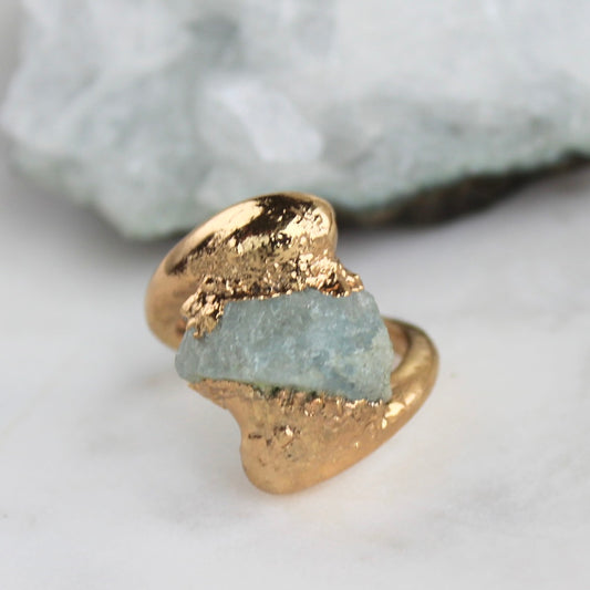 Aquamarine Mineral Springs Ring | One Of A Kind