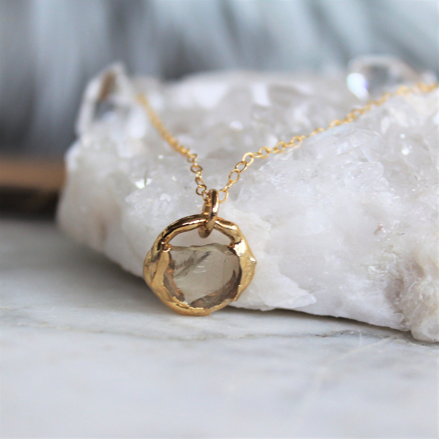 Solana Oregon sunstone necklace