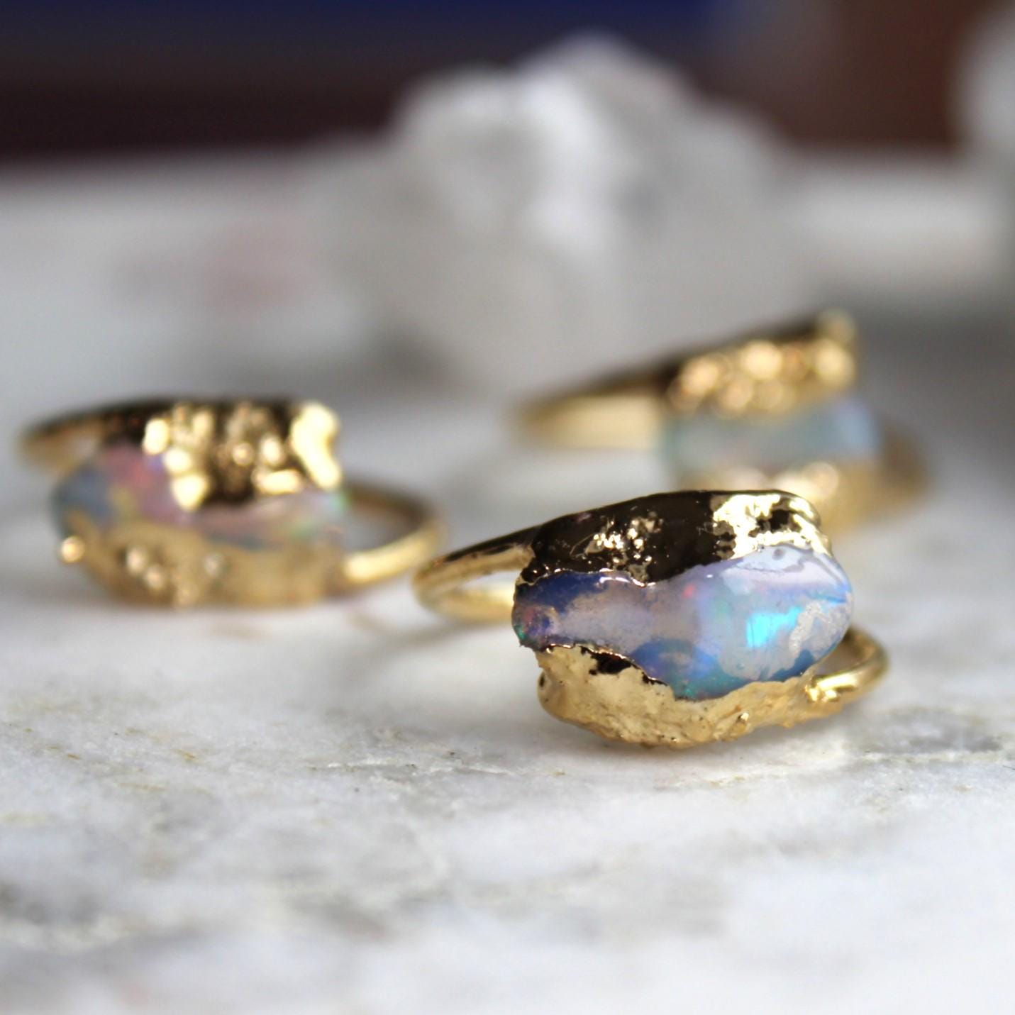 Aurea opal ring